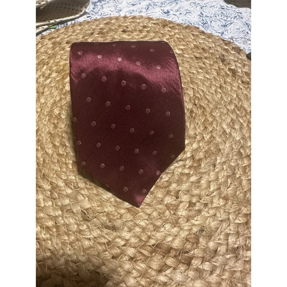 GALLIENI ITALIAN Rare Neck Necktie Wide Polk a dot Tie
